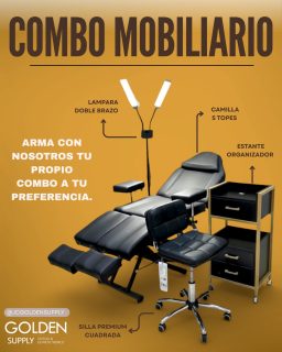 .
⚡️ARMA TU PROPIO COMBO⚡️

Diseña tu espacio de trabajo a tu manera.
Con nosotros puedes armar tu propio combo de mobiliarios, eligiendo cada pieza según tus necesidades, tu estilo y tu comodidad.

✔️ Camilla de tu elección
✔️ Estante de tu preferencia
✔️ Silla que se ajuste a ti
✔️ Lámpara acorde a tu forma de trabajar

Selecciona 4 piezas a tu gusto y recibe un descuento especial. 

Optimiza tu área, mejora tu experiencia y eleva tu nivel profesional.
Tú eliges. Nosotros lo hacemos posible.

✅ Precios de combos publicados ✅
Combo 1: RD$ 31,815
Combo 2: RD$ 30,870
Combo 3: RD$ 27,000

•
Ordena ya!!! 
WWW.JCGOLDENSUPPLY.COM 
También por WhatsApp 809-258-6325 
•
Tienda física 🏛️ 
Estamos en la avenida Mella N. 302 , esquina 19 de Marzo , al lado de la Sirena proximo a la zona colonial.  SANTO DOMINGO R.D 🇩🇴 

 #jcgoldensupply #mobiliario #estudiodetatuaje