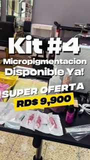 .
⭐️Nuevo KIT 4 Para Micropigmentacion⭐️
RD$9,900

Ideal para artistas nivel medio o avanzado 🏆
- incluye potente máquina universal profesional 

Si estás iniciando en el mundo de la micropigmentación, o ya tienes un tiempo, este kit es para ti ✨

Maletín súper completo con todos los artículos que necesitas para abrirte paso en el mundo de la micropigmentacion. Incluye maletín y todos los artículo del video. 

Pocas unidades ⚠️
No lo pienses más, ¡aprovecha hoy mismo!
•
Ordena ya!!! 
WWW.JCGOLDENSUPPLY.COM 
También por WhatsApp 809-258-6325 
•
Tienda física 🏛️ 
Estamos en la avenida Mella N. 302 , esquina 19 de Marzo , al lado de la Sirena proximo a la zona colonial.  SANTO DOMINGO R.D 🇩🇴 

 #jcgoldensupply #kitmicropigmentacion #materialesparamicropigmentacion