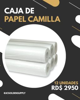 .
Caja de papel camilla 🧻
12 unidades - RD$2,950

Esencial para mantener un espacio de trabajo higiénico y seguro en cada sesión.
Ayuda a prevenir la contaminación cruzada, protege la camilla y cumple con los estándares de bioseguridad en el estudio.
•
Ordena ya!!! 
WWW.JCGOLDENSUPPLY.COM 
También por WhatsApp 809-258-6325 
•
Tienda física 🏛️ 
Estamos en la avenida Mella N. 302 , esquina 19 de Marzo , al lado de la Sirena proximo a la zona colonial.  SANTO DOMINGO R.D 🇩🇴 

 #jcgoldensupply #papelcamilla #materialesparatatuar