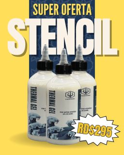 Súper Oferta 😎😎THERMAL STENCIL
8 onzas
RD$ 295✅ Ideal para small tattooWWW.JCGOLDENSUPPLY.COMEstamos en la avenida Mella # 302 , esquina 19 de Marzo , al lado de la Sirena proximo a la zona colonial  Santo Domingo.O si lo desea por envío 🚚  Ordene en el 809-258-6325 vía WhatsApp.
