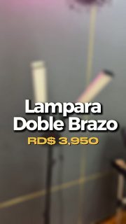 🔦LAMPARA DOBLE BRAZO 🔦
✅ RD$ 3,950Diseñada para ofrecer una iluminación potente, uniforme y totalmente ajustable, ideal para estudios, oficinas, estudio, entre otros.
Su sistema de doble brazo permite mayor alcance, flexibilidad y control, adaptándose a tu ritmo de trabajo y a tus necesidades.
Funcional, moderna y eficiente.
•
Ordena ya!!!
WWW.JCGOLDENSUPPLY.COM
También por WhatsApp 809-258-6325
•
Tienda física 🏛️
Estamos en la avenida Mella N. 302 , esquina 19 de Marzo , al lado de la Sirena proximo a la zona colonial.  SANTO DOMINGO R.D 🇩🇴#jcgoldensupply #luminarias #materialesparatatuar