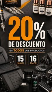 SÚPER OFERTA 20 % DE DESCUENTO 🔥

✅ Este viernes 15 y sábado 16 de Mayo 

Estaremos ofreciendo, un 20% de descuento en TODOS los productos del supply

 ✅ TODO ! TODO ! TODO 

-Mobiliario
-Pigmentos 
-Iluminarías 
-Productos de tatuaje 
-Dermografos 
-Máquinas 
-y todos los demás productos del supply ,absolutamente en todo 😎

✅ Pago efectivo 💰y transferencia 📲

Te esperamos 🔥🔥

NO TE LO PIERDAS 

Estamos en la avenida Mella # 302 , esquina 19 de Marzo , al lado de la Sirena proximo a la zona colonial  Santo Domingo. RD 

✅ Oferta válida en la tienda física 

#descuentos #jcgsupply #oferta