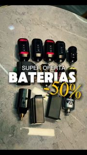 ¿Aún no has aprovechado nuestra oferta en baterías para máquina PEN?
Todavía están disponibles con descuento. Aprovecha la oferta y ten siempre una batería de respaldo lista para cada sesión. ¡No te quedes sin la tuya!
📍Visítanos en tienda o realiza tu pedido vía WhatsApp.
Contáctanos
📞Tienda (809) 475-9655
📱WhatsApp (809) 258-6325. Hacemos envíos 🛵 todo RD.
🕓Lunes a viernes 9am-5:45pm | Sab. 9am-2:45pm
📍Estamos en la Ave. Mella no.302, esq. 19 de Marzo (al lado de la Sirena) próximo al Barrio Chino, Sto. Dgo.
#JCgoldensupply #penmachinetattoo