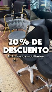 Si pensabas renovar esa silla, sillon o mesita, pues ahora es el momento 🙌 aprovecha esta oportunidad ¡20% de descuento en todo el mobiliario y las lámparas ! 🔥🔥🔥

💳 Válido pagando con efectivo, transferencia o tarjeta.
📅 Solo del jueves 30 de julio al sábado 1 de agosto.

⚠️ Unidades limitadas. ¡Cuando se acaben, se acaba la oferta!

📲 Ordena por WhatsApp o visítanos en la tienda.

📱  WhatsApp (809) 258-6325. 

📍Estamos en la Ave. Mella no.302, esq. 19 de Marzo (al lado de la Sirena) próximo al Barrio Chino, Sto. Dgo. 

⏰Laboramos De lunes a viernes 9am-5:50pm | Sab. 9am-2:50pm 

#JCgoldensupply #tattoosupply  #mobiliario #oferta