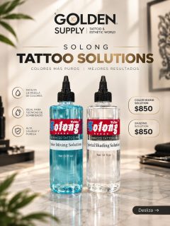 SOLONG TATTOO SOLUTIONS 🌊
•
🔹 Color Mixing Solution — RD$850
🔹 Shading Solution — RD$850
Los Solong Tattoo Solutions están pensados para facilitar la mezcla de colores y trabajar tintas negras para lograr sombreados de mayor calidad y consistencia.
Calidad y herramientas profesionales para llevar cada tatuaje al siguiente nivel.
•
VISITANOS !
📍Tienda fisica
Estamos ubicados en la avenida Mella no.302 esq. 19 de marzo (al lado de la sirena) proximo al barrio chino, sto sgo.
Para envios 📦
📲Escribemos al WhatsApp 809-258-6325
#jcgoldensupply #solong #tattoo #graywash