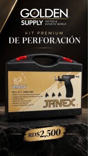 .
KIT PREMIUM DE PERFORACIÓN JANEX
💸 RD$2500

¡Equípate con las herramientas que necesitas para tus servicios de perforación de orejas! 💎

Incluye el instrumento de perforación universal, adaptadores para aretes pequeños, medianos y grandes, clips adaptadores y bolígrafo quirúrgico no tóxico. Todo organizado en un práctico estuche para mantener tu equipo protegido y listo para transportar.
•
VISITANOS ! 

📍Tienda fisica 
Estamos ubicados en la avenida Mella no.302 esq. 19 de marzo (al lado de la sirena) proximo al barrio chino, sto sgo. 

Para envios 📦
📲Escribemos al WhatsApp 809-258-6325

#jcgoldensupply #perforacion #janex #kitdeperforacion