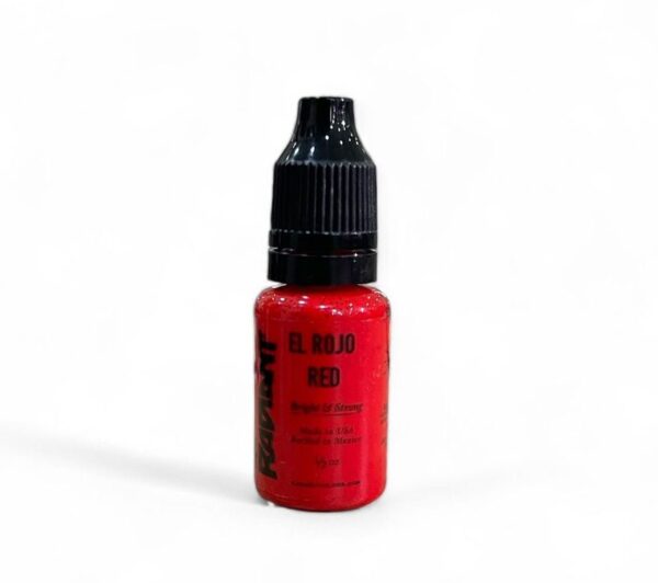 tinta radiant el rojo red 1/2 onz