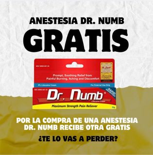 SUPER OFERTA 🔥🔥🔥 

Por la compra de una anestesia DR. NUMB recibe otra anestesias totalmente GRATIS.

Precio: RD$ 1,850 

Ordena ya!!! 
WWW.JCGOLDENSUPPLY.COM 
También por WhatsApp 809-258-6325 
•
Tienda física 🏛️ 
Estamos en la avenida Mella N. 302 , esquina 19 de Marzo , al lado de la Sirena proximo a la zona colonial.  SANTO DOMINGO R.D 🇩🇴 

 #jcgoldensupply #micropigmentacion #materialesparatatuar #anestesia
