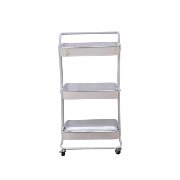 ESTANTE DE METAL BLANCO